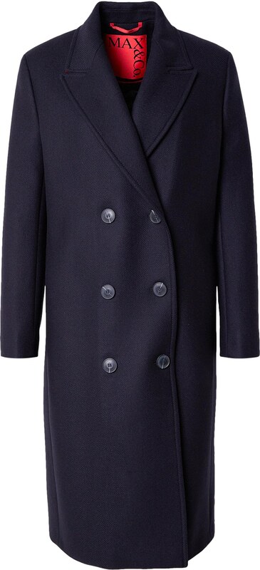 MAX&Co. Ανοιξιάτικο και φθινοπωρινό παλτό 'MCORIDENTE' σκούρο μπλε