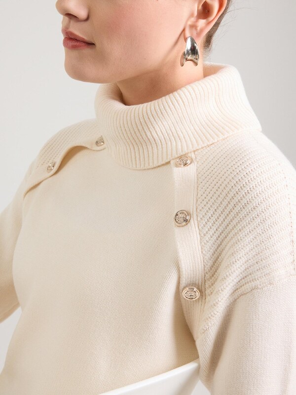 Morgan Πουλόβερ '252-MILITY' κρεμ