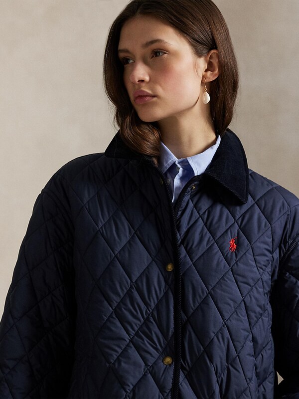 Polo Ralph Lauren Ανοιξιάτικο και φθινοπωρινό παλτό ναυτικό μπλε