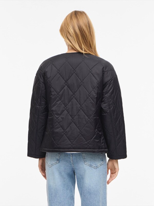 VILA Φθινοπωρινό και ανοιξιάτικο μπουφάν μαύρο