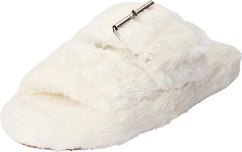 Trendyol Παντόφλα λευκό μαλλιού