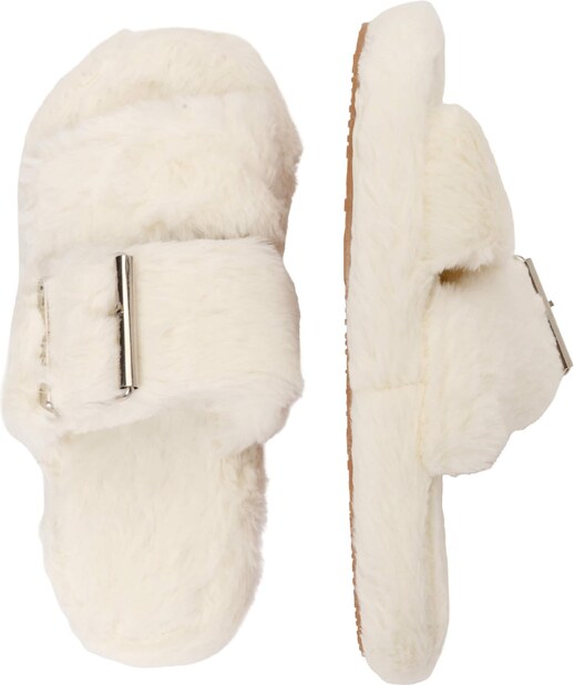 Trendyol Παντόφλα λευκό μαλλιού