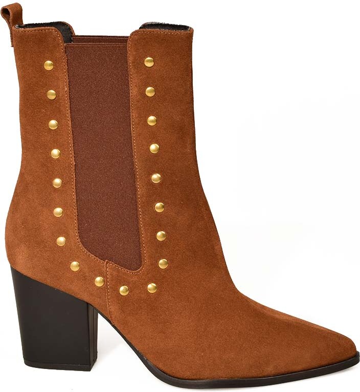 Γυναικεία Μποτάκια Marron 30681 Camel S.