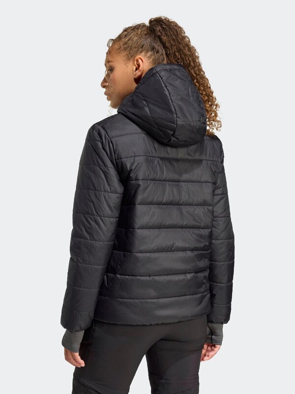 ADIDAS TERREX Μπουφάν πεζοπορίας 'Essentials' μαύρο / λευκό