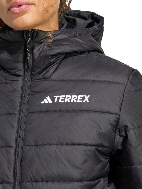 ADIDAS TERREX Μπουφάν πεζοπορίας 'Essentials' μαύρο / λευκό