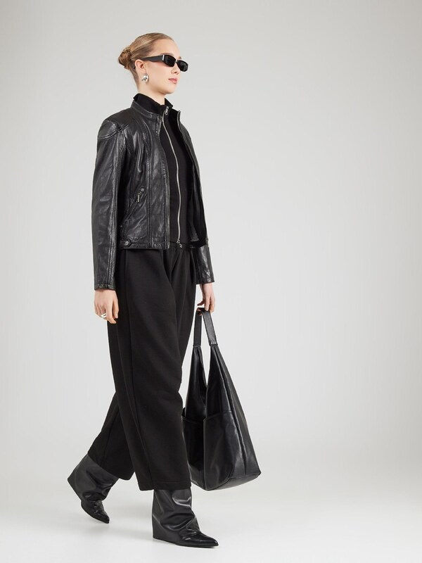 Mauritius Φθινοπωρινό και ανοιξιάτικο μπουφάν 'Ammy' ανοικτό γκρι / μαύρο