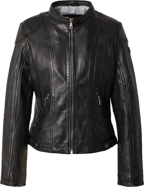 Mauritius Φθινοπωρινό και ανοιξιάτικο μπουφάν 'Ammy' ανοικτό γκρι / μαύρο