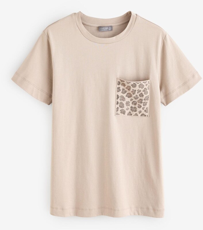 Next Μπλουζάκι μπεζ / μαύρο