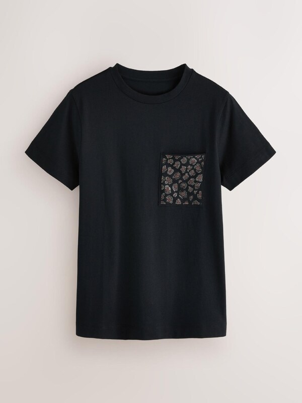 Next Μπλουζάκι μπεζ / μαύρο