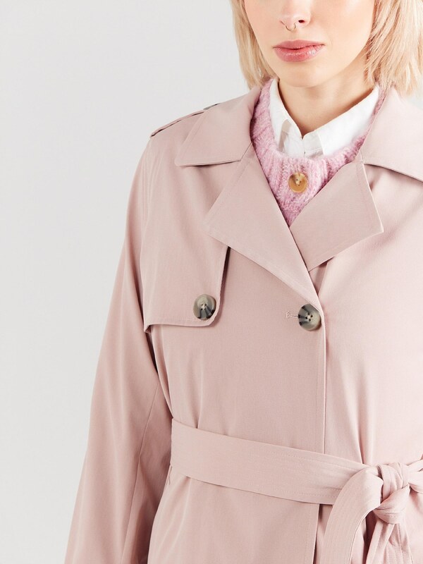 ONLY Ανοιξιάτικο και φθινοπωρινό παλτό 'ONLDisa' πούδρα