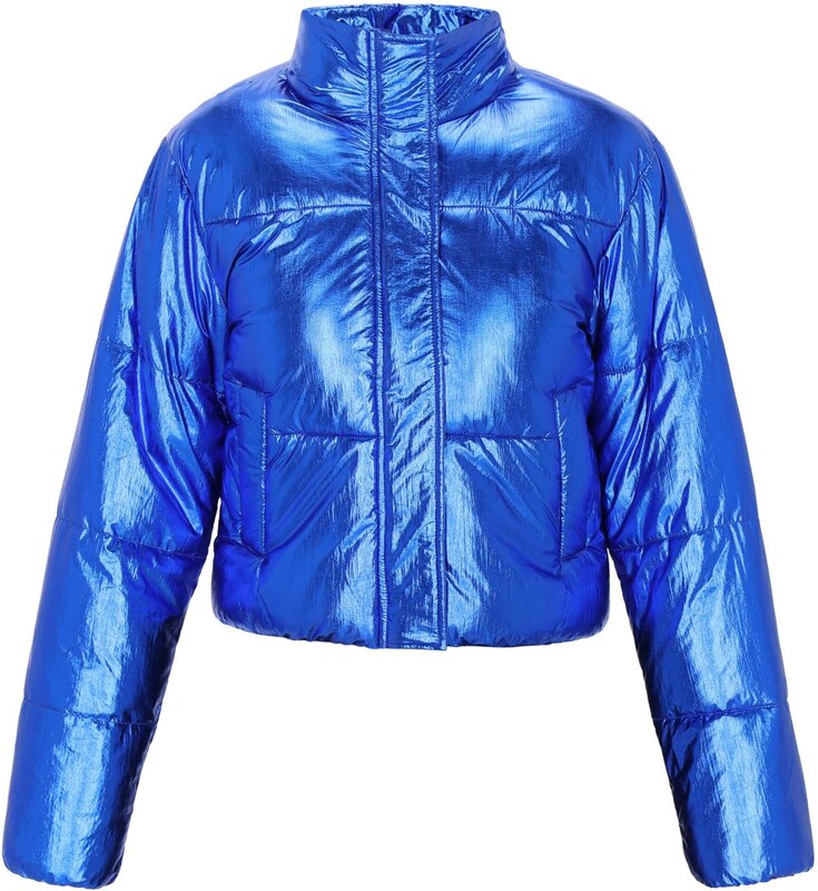 faina Φθινοπωρινό και ανοιξιάτικο μπουφάν μπλε ρουά