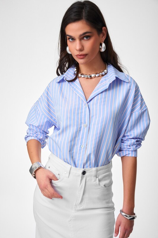 DeCoro Πουκάμισο με Ρίγα - ΣΙΕΛ