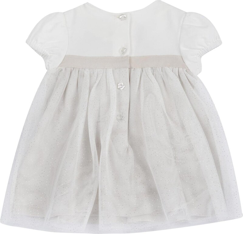 Chicco Φόρεμα γκρι / λευκό