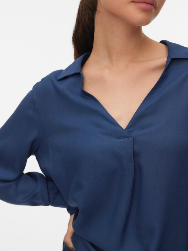 VERO MODA Μπλούζα 'VMBUMPY' ναυτικό μπλε