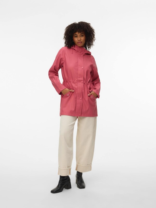 VERO MODA Φθινοπωρινό και ανοιξιάτικο μπουφάν 'VMMALOU' ροζέ