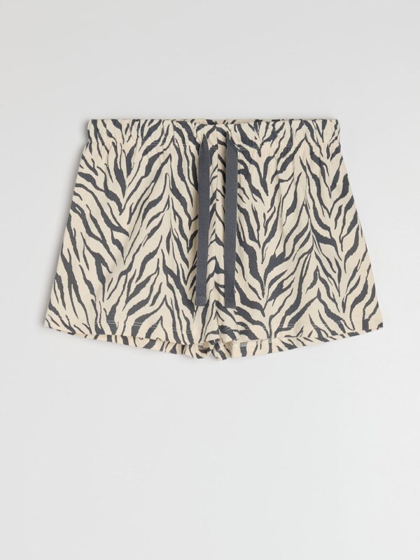 Sinsay - Βαμβακερή πιτζάμα δύο τεμαχίων - σκουρο γκρι