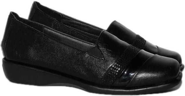 Sabino Γυναικεία δερμάτινα αερόσολα ανατομικά παπούτσια σε κλασσική γραμμή