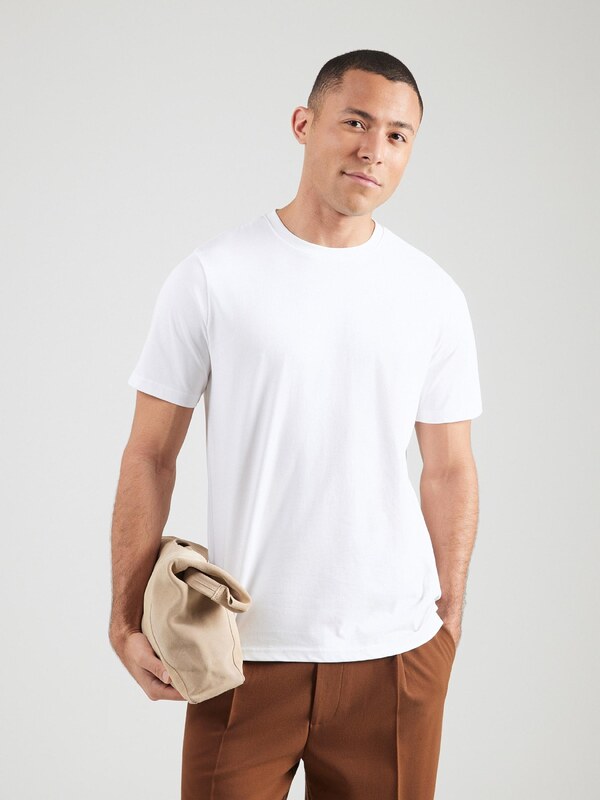 KnowledgeCotton Apparel Μπλουζάκι λευκό