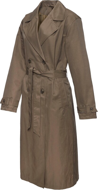 FRENCH CONNECTION Ανοιξιάτικο και φθινοπωρινό παλτό χακί