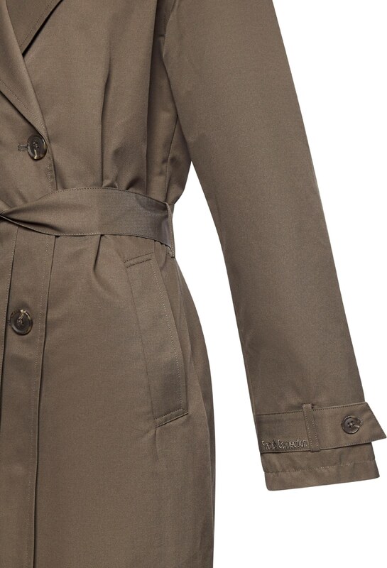 FRENCH CONNECTION Ανοιξιάτικο και φθινοπωρινό παλτό χακί