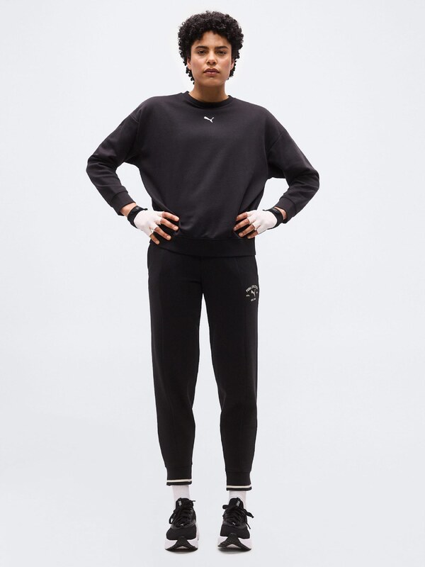 PUMA Αθλητική μπλούζα φούτερ 'ESS' μαύρο