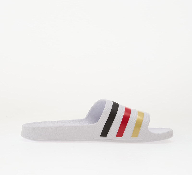 adidas Originals adidas Adilette Aqua Slides Ftwr White/ Core Black/ Gold Met.