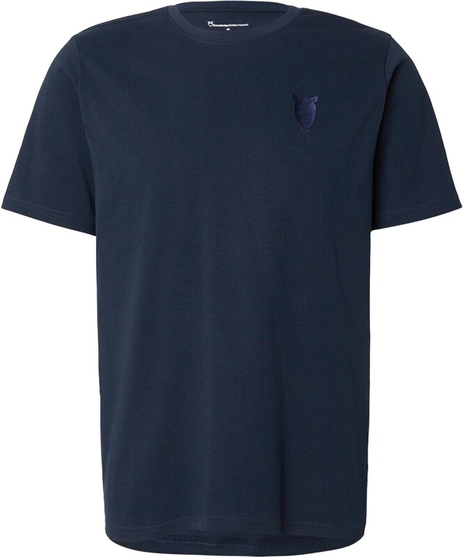 KnowledgeCotton Apparel Μπλουζάκι ναυτικό μπλε