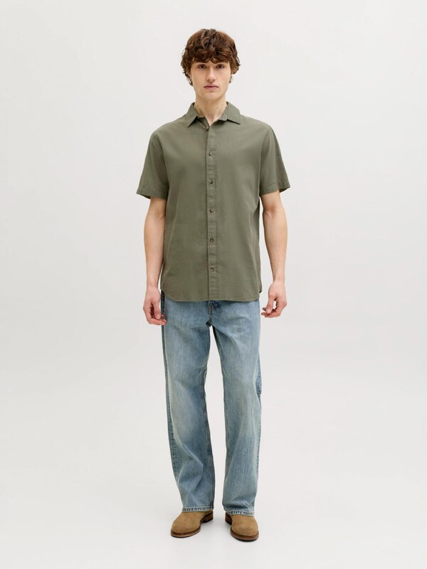 JACK & JONES Πουκάμισο 'JJESummer' λαδί