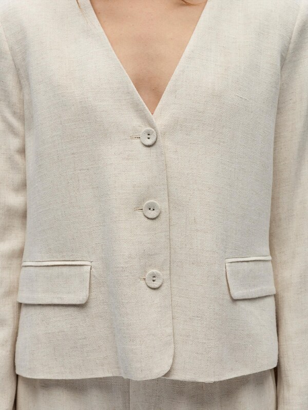 OBJECT Μπλέιζερ 'OBJSANNE' κρεμ