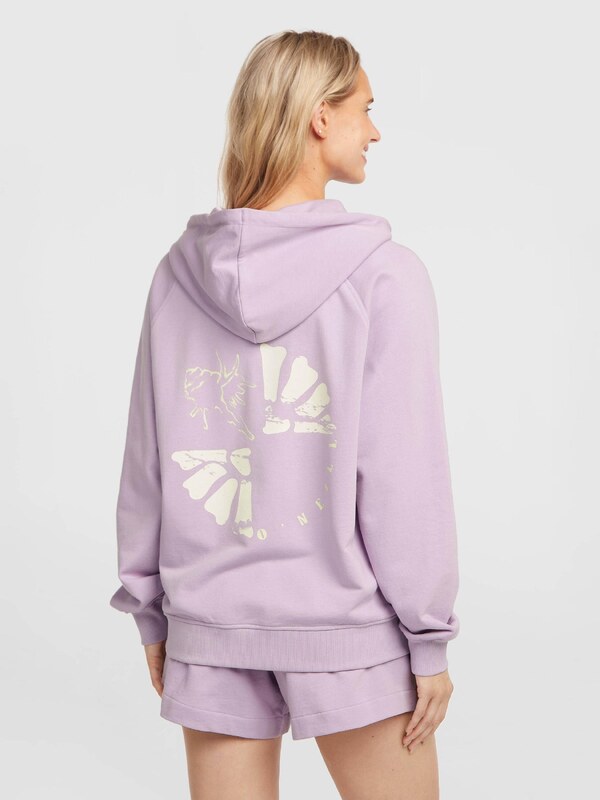 O'NEILL Μπλούζα φούτερ 'Wotw' λεβάντα / λευκό