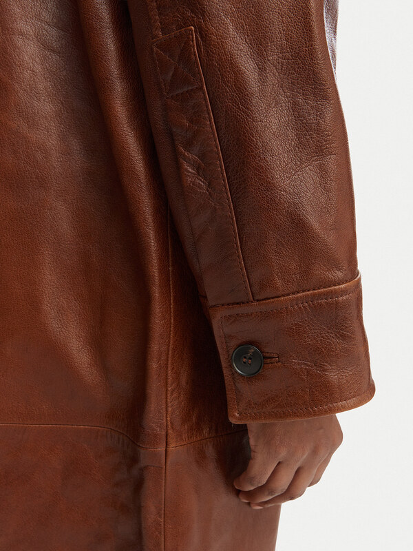 Δερμάτινο παλτό MAX&Co.