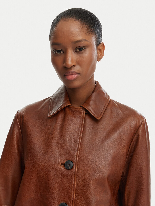 Δερμάτινο παλτό MAX&Co.