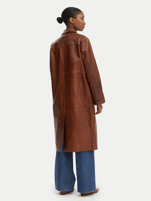 Δερμάτινο παλτό MAX&Co.