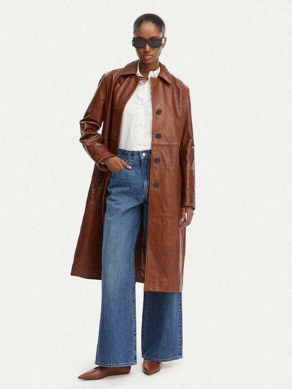 Δερμάτινο παλτό MAX&Co.