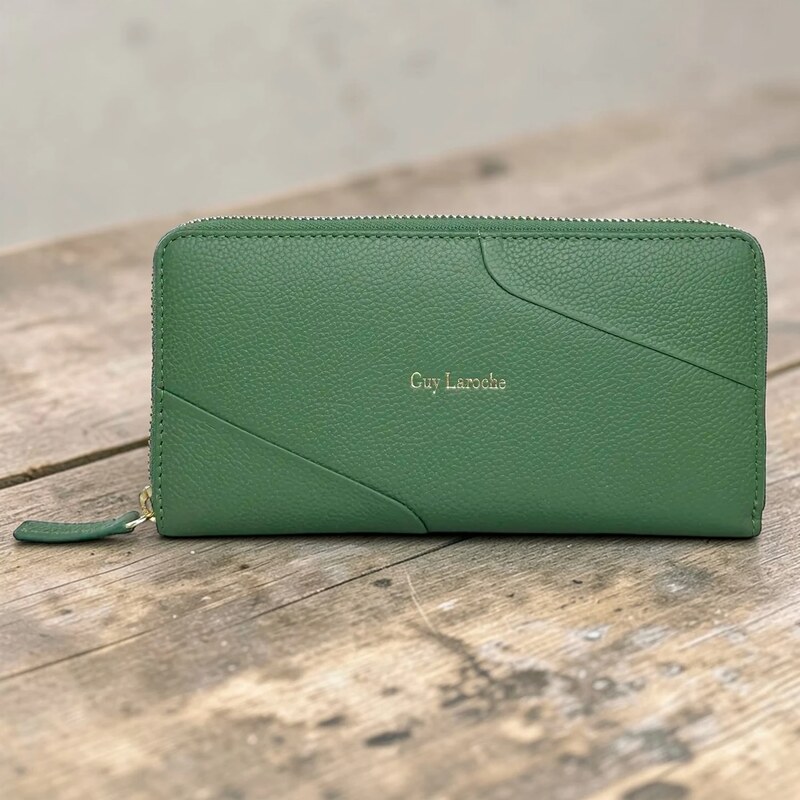 Guy Laroche δερμάτινο γυναικείο Πορτοφόλι 24811 Πράσινο