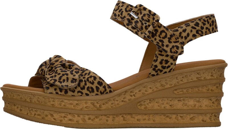 GABOR Σανδάλι καμηλό / μαύρο