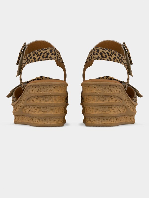 GABOR Σανδάλι καμηλό / μαύρο