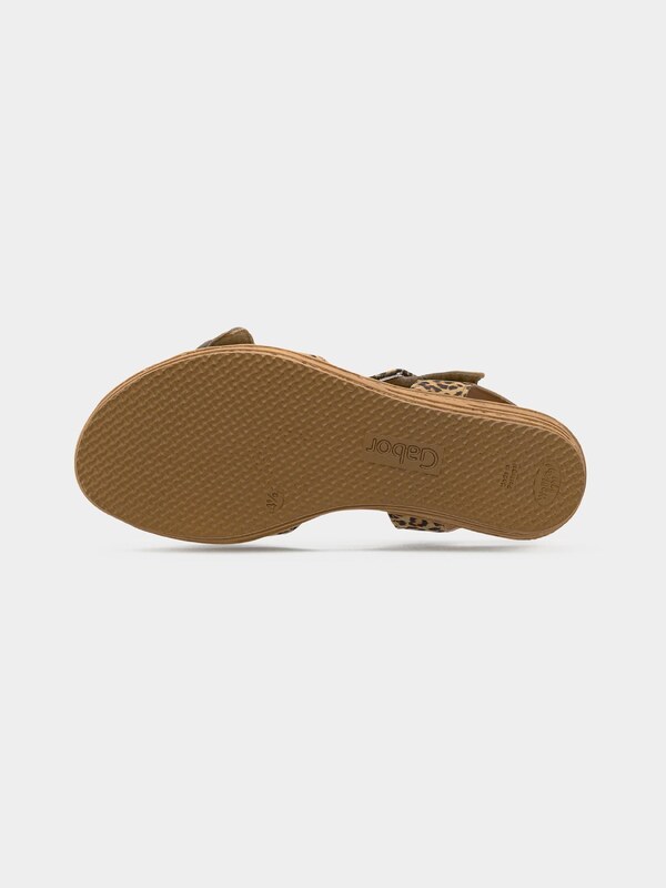 GABOR Σανδάλι καμηλό / μαύρο