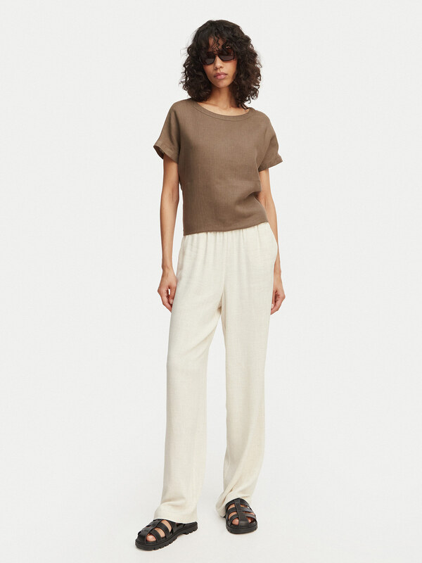 Παντελόνι υφασμάτινο ONLY