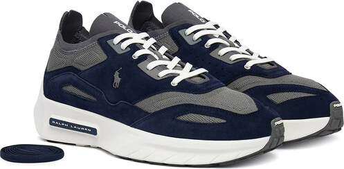 POLO RALPH LAUREN Sneakers Boerum Knit-Sk-Ltl 809P07534006 hunter navy/dark metal