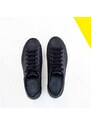 C&C Fashionstreet Sneaker Γυναικείο Δερμάτινο Μαύρο DownTown
