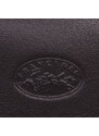 FRANCINEL Ανδρική κερματοθήκη με κούμπωμα σε καφέ δέρμα W168 - 25144-04