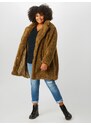Urban Classics Ανοιξιάτικο και φθινοπωρινό παλτό 'Sherpa' καφέ