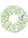 LIKEASTAR Scrunchie leopard print - Πράσινο παστέλ
