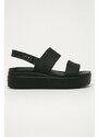 Σανδάλια Crocs Crocs Brooklyn Low Wedge W Brooklyn Low Wedge χρώμα: μαύρο 206453 206453