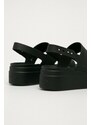 Σανδάλια Crocs Crocs Brooklyn Low Wedge W Brooklyn Low Wedge χρώμα: μαύρο 206453 206453