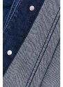 Τζιν μπουφάν Tommy Jeans γυναικείo, χρώμα: ναυτικό μπλε