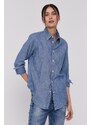 Βαμβακερό πουκάμισο Polo Ralph Lauren γυναικείo