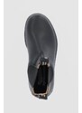 Δερμάτινες μπότες Τσέλσι Blundstone γυναικείες, χρώμα: μαύρο