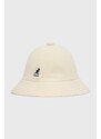 Μάλλινο καπέλο Kangol χρώμα: μπεζ